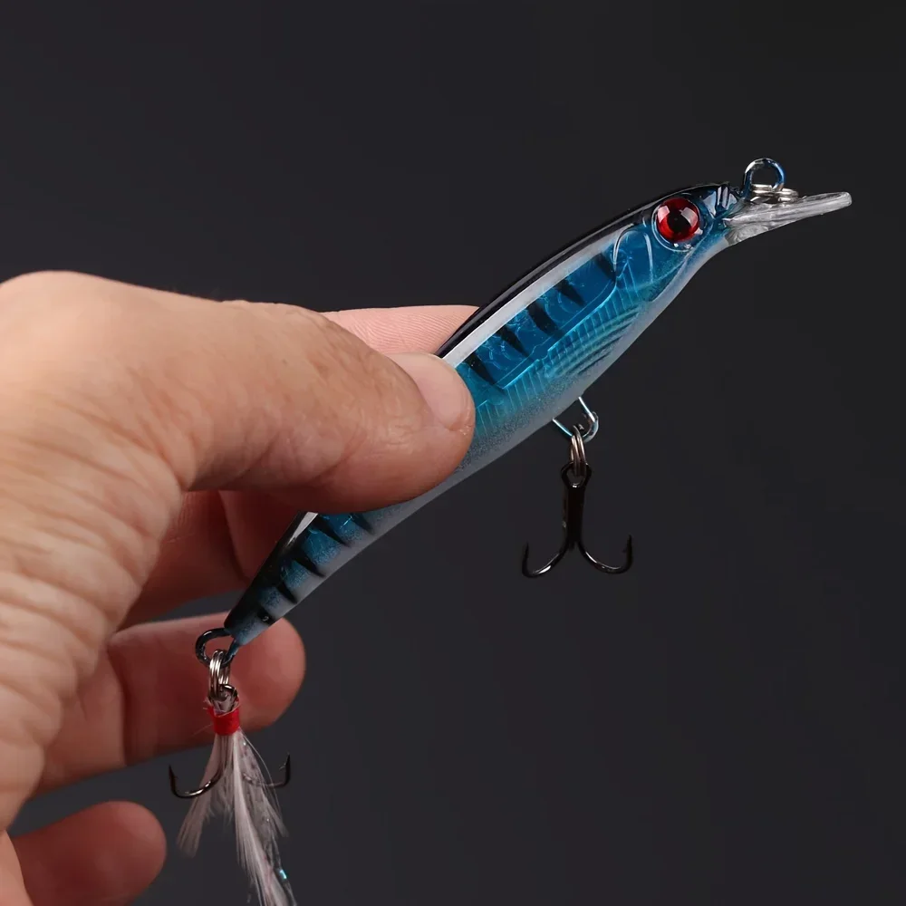 Laser 3D Eyes Bionic Minnow Fi - Fishing Equipment Carp 评论和价格