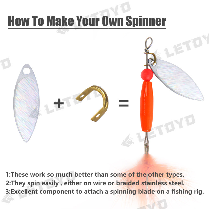 LETOYO 100pcs Folded Clevises  - Ice Fishing Tip Up 评论和价格