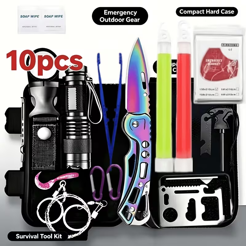 10-in-1 survival equipment set - Fishing Equipment Essentials 评论和价格