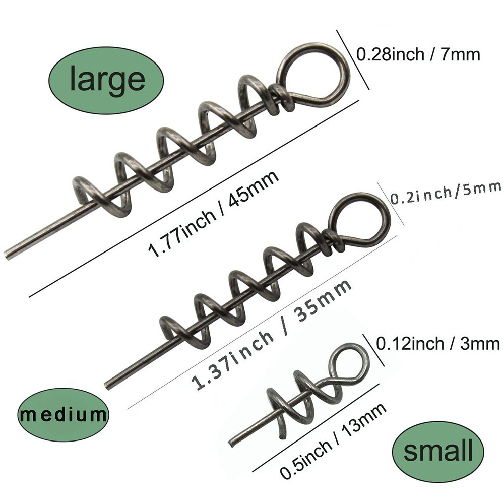 30pcs Stainless Steel Spring L - Fishing Equipment Carp 评论和价格