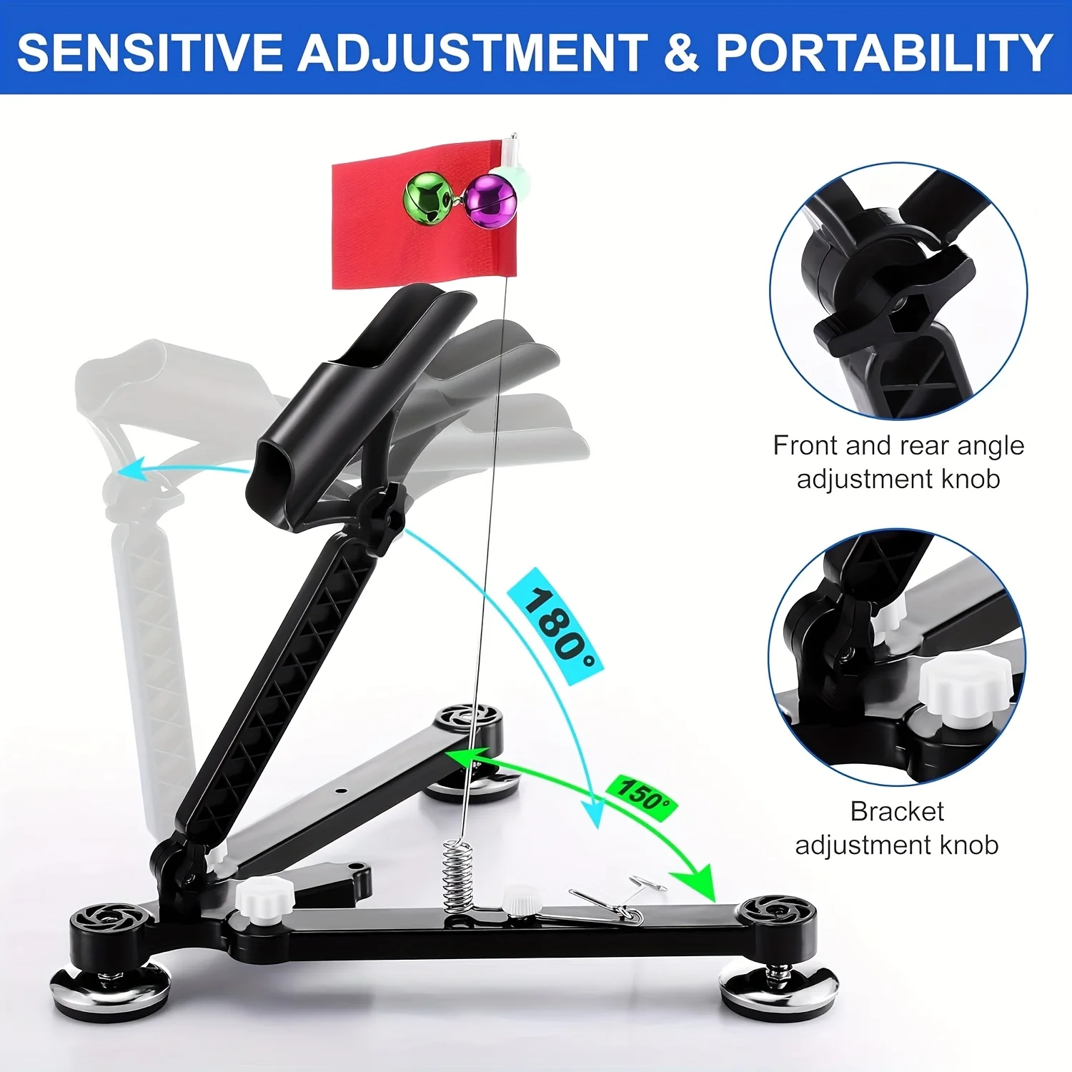 1set Ice Fishing Rod Holder -  - Ice Fishing Tip Up 评论和价格