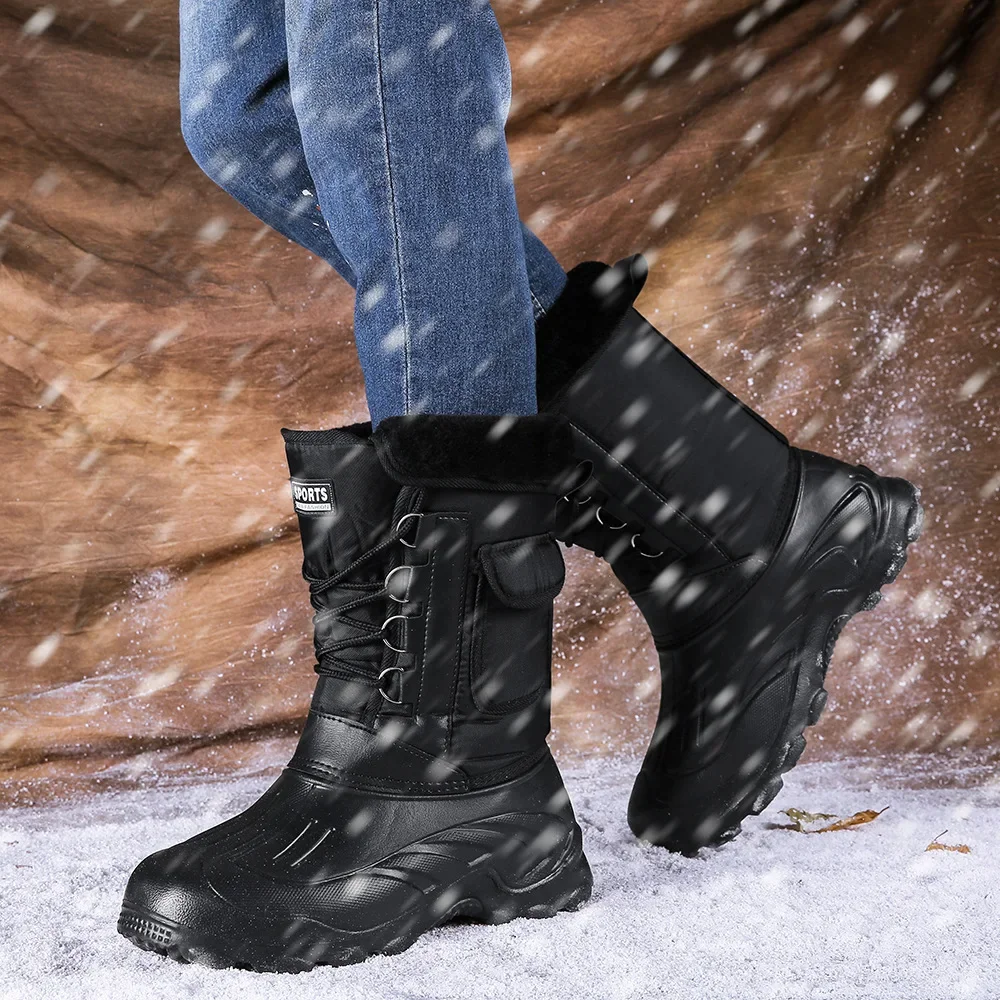 Men Winter Snow Boots Outdoor  - Fishing Equipment Carp 评论和价格