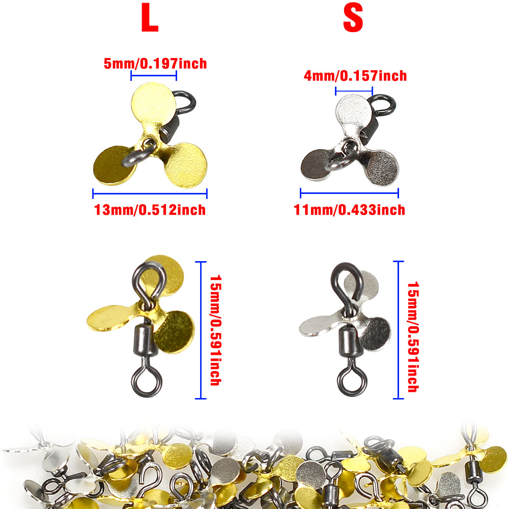 20Pcs Spiral Blade Fishing Pro - Ice Fishing Tip Up 评论和价格